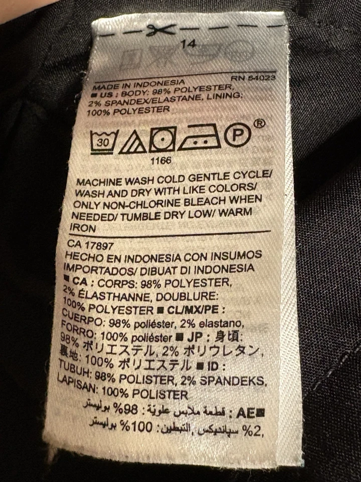 "Minifalda a cuadros a cuadros búfalo roja negra azul marino antigua para mujer talla 14 (36"" X 17"")" Foto 4 de 4