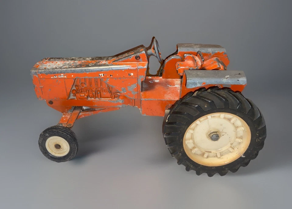 Tractor agrícola de juguete Ertl Allis Chalmers 190 diecast 1:16 vintage años 60 - Restaurar Foto 3 de 4