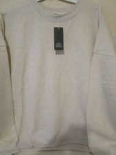 Wild Fable Oversized Pullover Fleece Womens Sweatshirt Heathered Gray Size L
