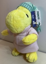 Peanuts Woodstock With Pink Puffer Jacket Nightcap 2024 NEW 12 Plush