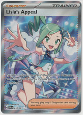 Lisia's Appeal 234/191 Sv08: Surging Sparks Holo NM