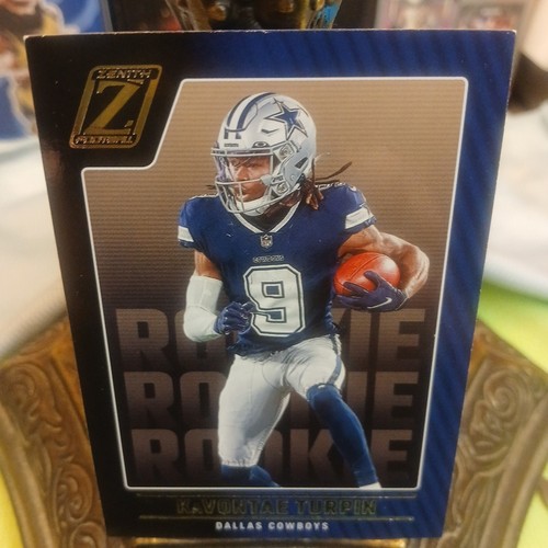 ¡¡Novato All Pro!! Kavontae Turpin 2022 Zenith Rookie #200 Dallas Cowboys - Imagen 6 de 11