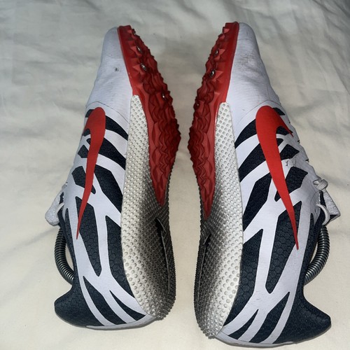 Nike Zoom Rival S9 Track And Field Shoes Running Athletic Size 10 White Fast - Picture 5 of 13