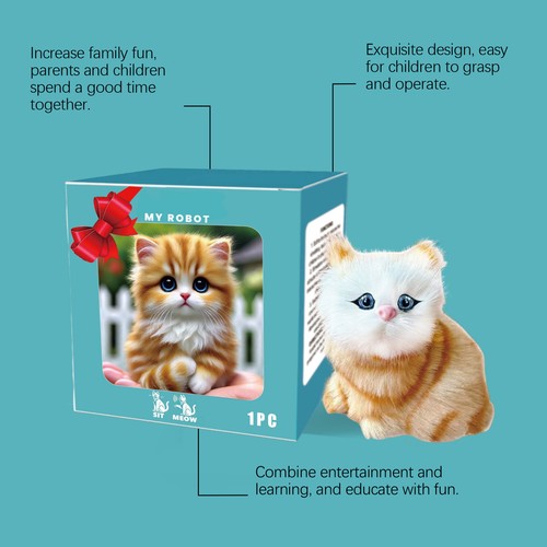 Cat Robot My Robot Realistic Nicoo Electric Cat Milow Robot Acts Like A Real Cat - Picture 9 of 12