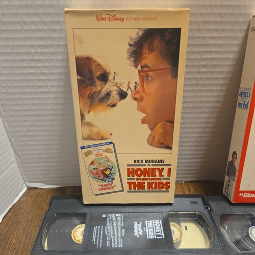Honey I Shrunk the Kids & Honey I Blew up the Kid + bonus Tummy Trouble (VHS) - Picture 4 of 5