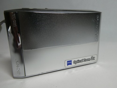 Impresionante lente y estuche Sony Cybershot probado DSC-T5 todo metal 5,1 MP 3x Zeiss y 1 GB - Imagen 3 de 13