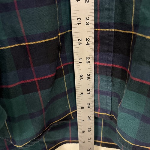 Ralph Lauren Herren Hemd XL Blake Scottie Dog schwarz Uhr Tartan kariert Vintage - Bild 8 von 12
