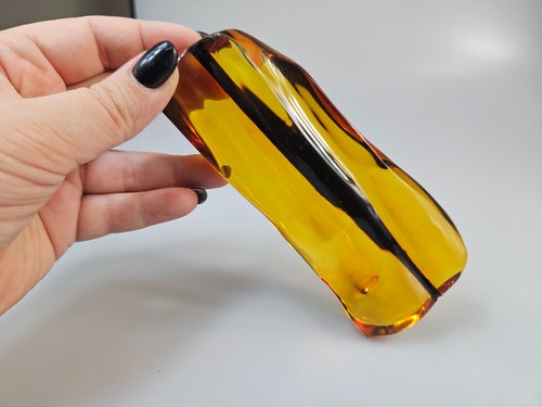 Amber insect. Natural Amber stone.  Fossil Inclusions Genuine Entomology - Picture 5 of 6