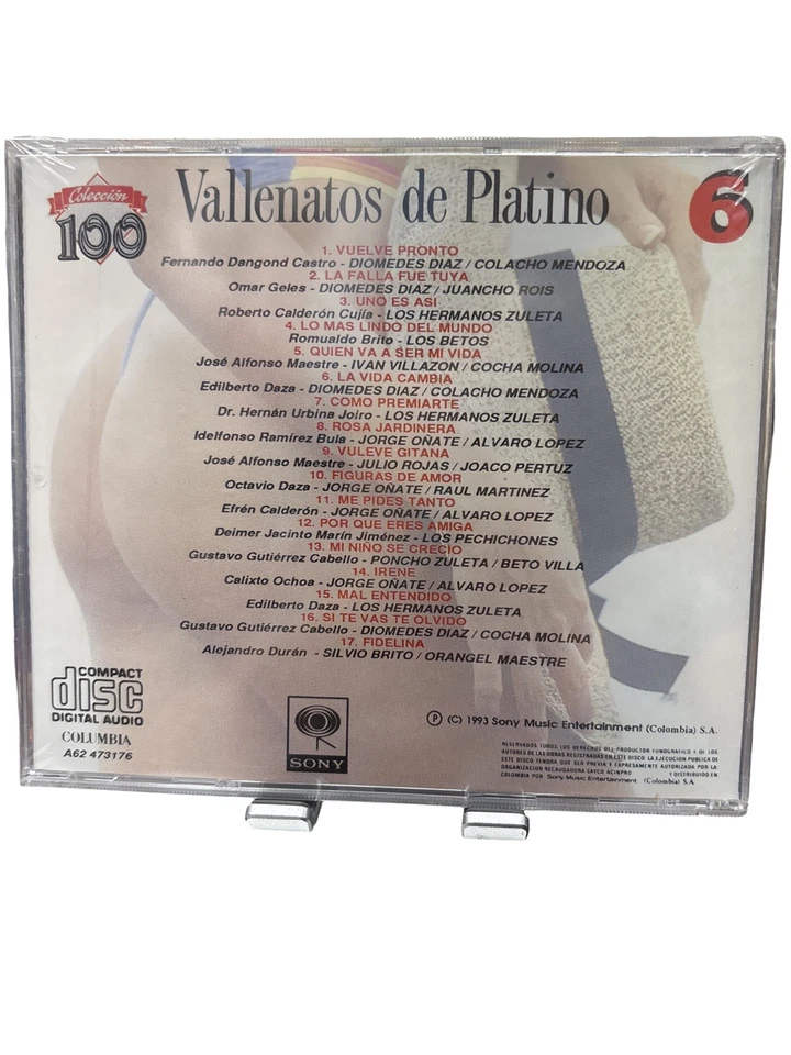 VALLENATO DE PLATINO ТОМ 2 COLECCION 100 # 6  - Изображение 4 из 4