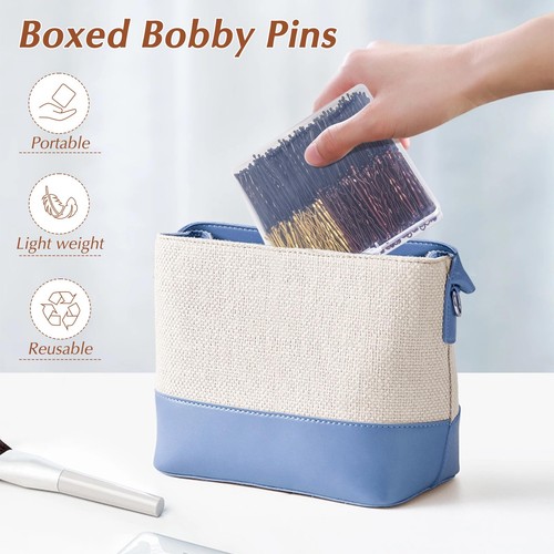 Bobby Pins 360 Pcs Brown Blonde Black Hair, 2 Inch Premium Secure Hold, Bulk ... - Picture 6 of 7