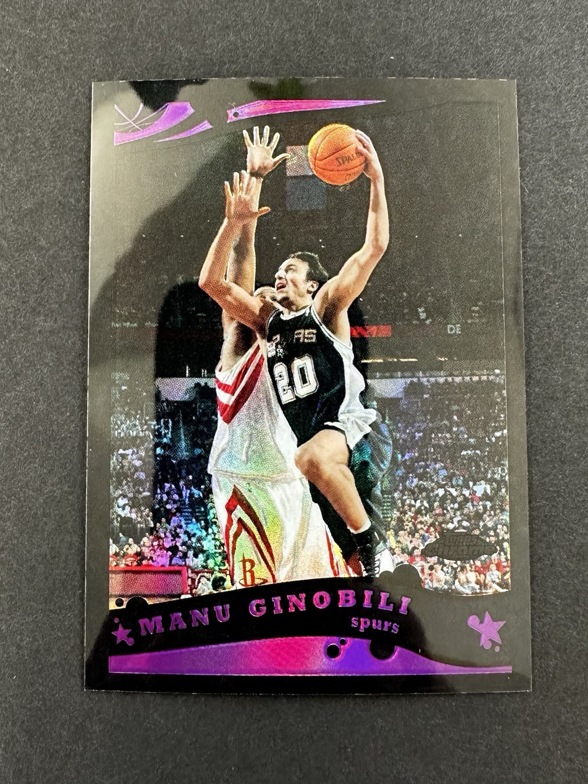 2005-06 Topps Chrome - Manu Ginobili #42 Black Refractor /399