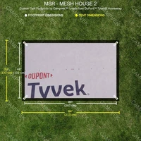 Tyvek Footprint for the MSR MESH HOUSE 2 Tent