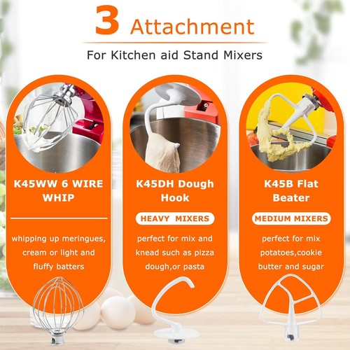 Supporto Mixer Attacchi Kit 3 Pezzi -Sostituire per Kitche.n Aiuto Accessori... - Foto 2 di 9