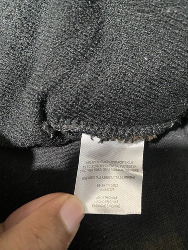 Camo Pattern Beanie Hat of 96% Acrylic Material Style Cap - Picture 5 of 5
