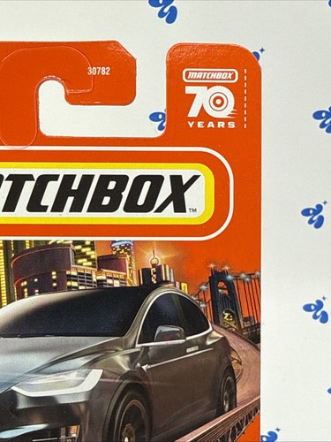 Matchbox 2023 Tesla Model X 90/100 Argento $Spedizione combinata$ - Foto 3 di 11