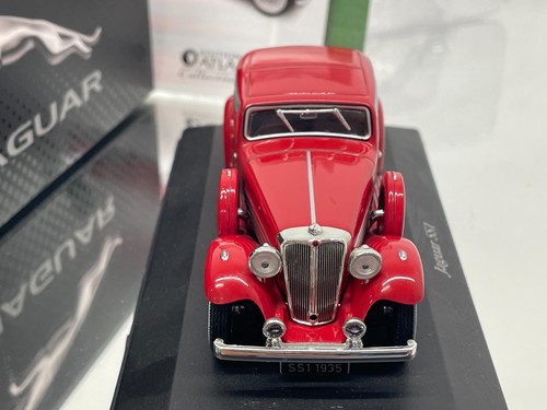 ATLAS 5 JAGUAR SS1 AIRLINE 1935 -RED 1:43- GOOD IN BOX - Picture 4 of 8