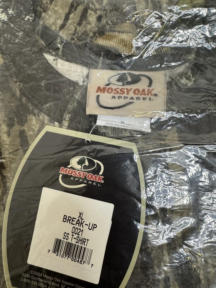 NWT Mossy Oak Camo T Shirt XL Short Sleeve Casual Camouflage Hunting Holcim  - Image 2 of 4