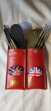 2 Sets of  M . Y. VINTAGE DARTS With Shafts and Flights-(Rough) Cased Used 
