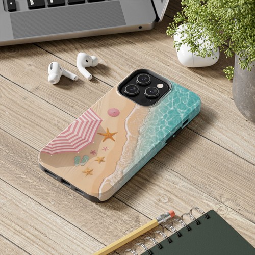 Custodie per telefono resistenti - stravagante spiaggia estiva, cover protettiva, telefono divertente - Foto 41 di 95