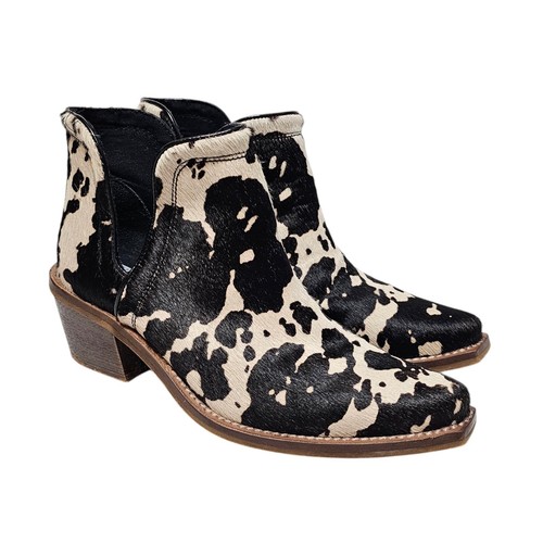 Myra Bag Women’s Easy Going Cow Hair Western Booties Snip Toe Size 6 - Picture 1 of 13