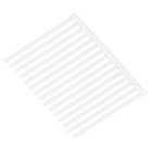 50Pcs Battery Tie Down Straps, 0.47x9.84" Nylon Strap, White
