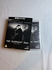 The Elephant Man 1980 (4K UHD Blu-Ray) 4k Disc, David Lynch RARE!