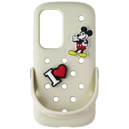 Crocs Étui Avec Jibbitz Breloque pour Samsung Galaxy S25 - Beiges - Photo 2 sur 4