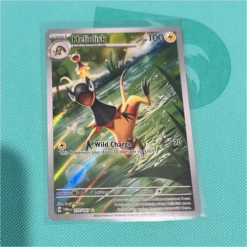 Nintendo Pokémon TCG Heliolisk Reverse Holo Temporal Forces English 172/167