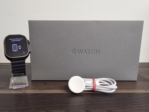 Apple Watch Ultra 2 49mm GPS + Cellular Schwarz Titangehäuse Black Ocean Band