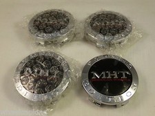 Mht Wheels Chrome Custom Wheel Center Cap Caps Set Of 4 1001-02 New Mht Wheels Chrome Custom Wheel Center Cap Caps Set Of 4 1001-02 New