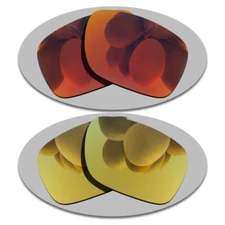 Fire Red&Yellow Gold Lenses Replacement For-Oakley Holbrook Mix OO9384 Polarized