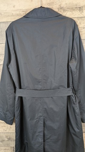 Dunhill London Mac Herren Medium Trenchcoat Navy Gürtel Designer herausnehmbares Innenfutter - Bild 15 von 24