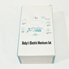 Baby Nail File Set Purple Electric Trimmer Infant Manicure Tools