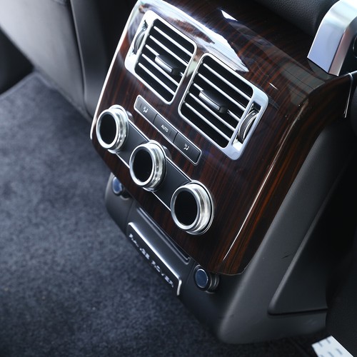Silver Alloy Rear Air Condition Ring Knob Trim For LR Range Rover Vogue 2013-17 - Picture 7 of 12