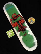 SUPER RARE Leo Romero Green Vato Angel Baker Skateboard Deck Pro Model In Shrink