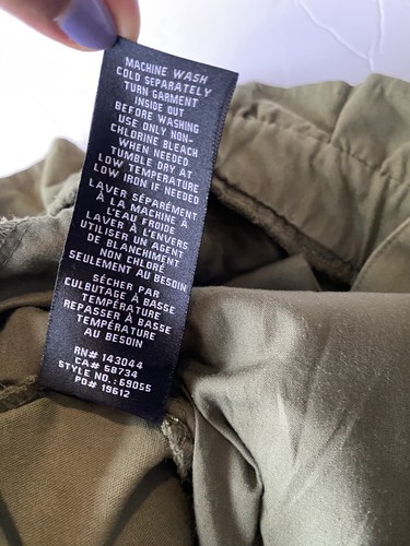 7 FOR ALL MANKIND Pantalone donna L oliva vita alta paperbag plissettato cintura - Foto 9 di 12