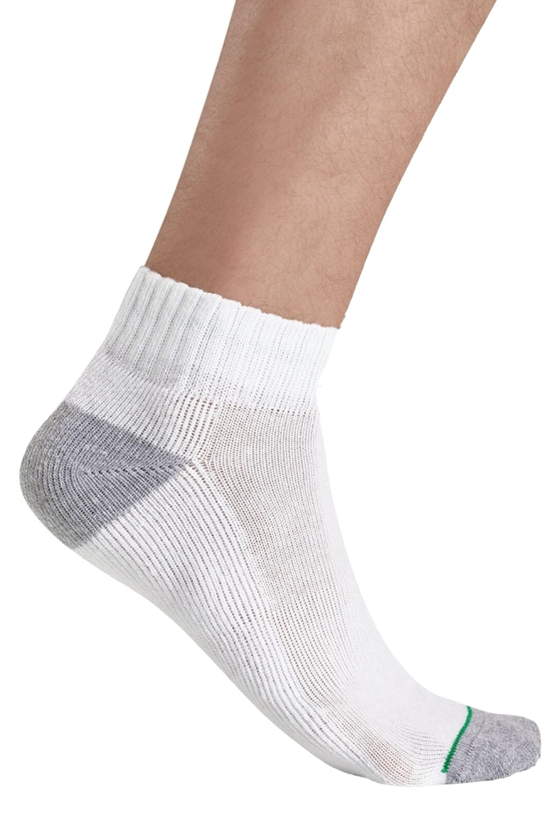 Members Mark Mens Quarter Top LOW CUT White Socks PK OF 10 Size 612 eBay