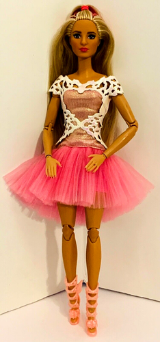 Barbie 2016 L301 Articulated Waist Arms Legs Neck Fashionista Doll Dress Shoes - Picture 18 of 24