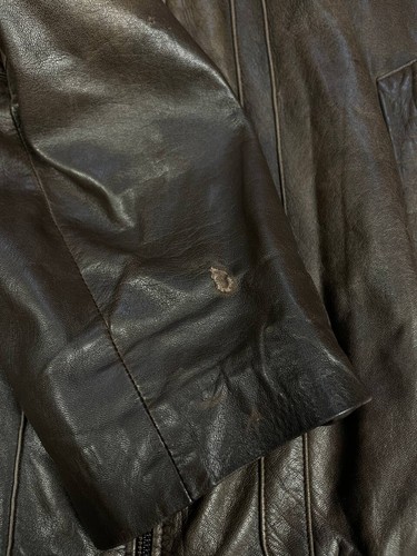 Zilli Made In France Leather Lambskin And Silk Brown Jacket Men Size 6 - Picture 14 of 17