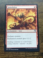Immolation Innistrad: MID 144/277 MTG Magic The Gathering L9925*