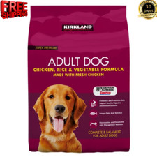 Kirkland Signature Adult Formula Chicken, Rice and Vegetable Dog Food 40 lb. NEW 1.68 per pound
