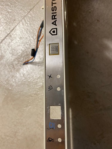 Cruscotto + fascia per lavastoviglie USATO C00145189 originale Hotpoint Ariston - Imagen 5 de 6