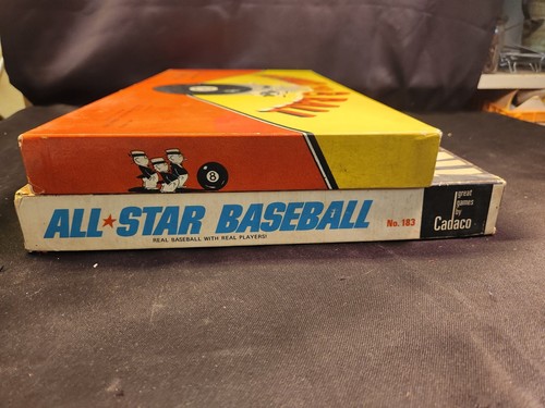SET OF 2 - 1968 Cadaco All Star Baseball / RARE Milton Bradley Behind the 8 Ball - Picture 24 of 24