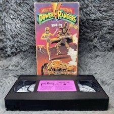 Mighty Morphin Power Rangers - High Five VHS Tape 1993 Saban Animated Kids Show
