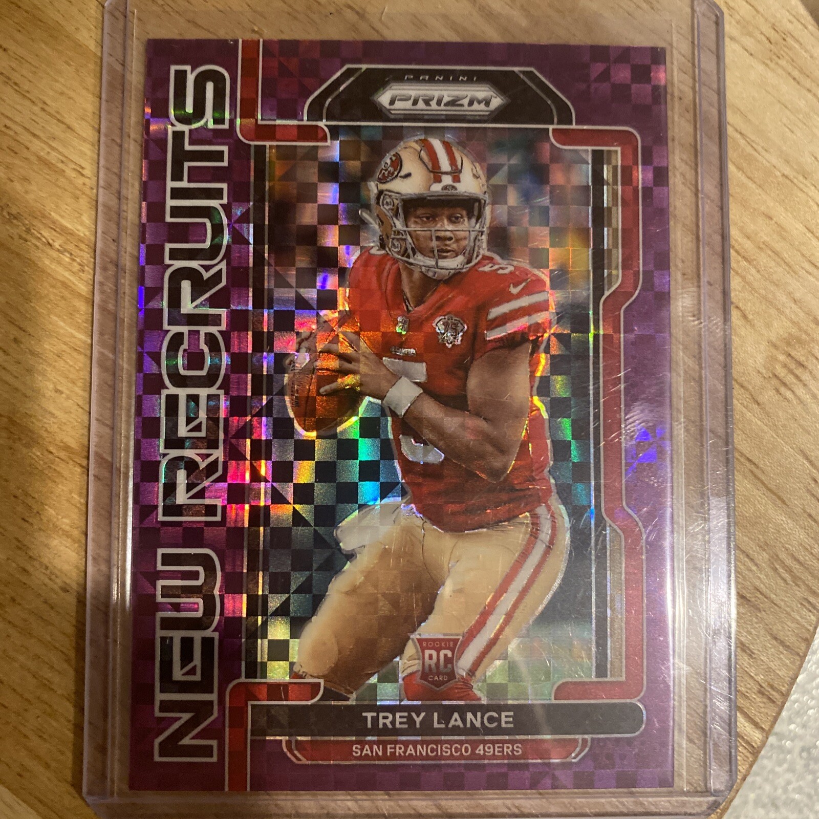 2021 prizm trey lance #333 16/49 Purple Power