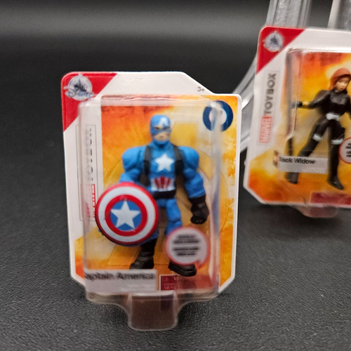 Disney Mini Marken Marvel Captain America Black Widow Iron Man Konvolut 3 Figuren - Bild 2 von 9