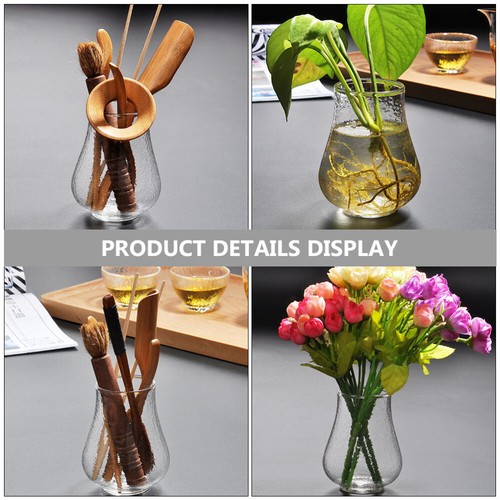 Hand-Geblasen Vase Vintage Vase Schwimm Kerzen Halter Vase Ornament Terrarien - Bild 10 von 12