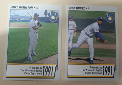 1991 Milwaukee Brewers Police Cards - Wisconsin Rapids Police Department - Imagen 8 de 19