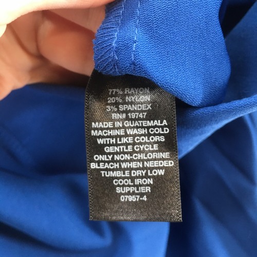 Worthington Skinny Pants Womens 26W (actual 44x28) Blue Flat Front Pull On NEW - Picture 19 of 21