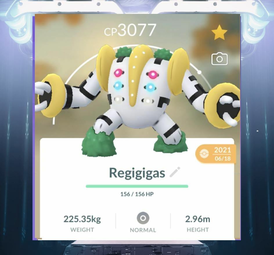 Regigigas 100% IV? : r/pokemongo